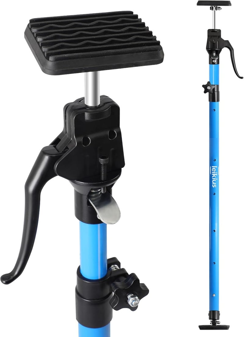 Leikius Adjustable Cargo bar,Extend From 49 to 114 inches,Tallest Steel Cabinet Jack for Installing Upper Cabinets, Aluminum Handle Quick Support Rod, Heavy Duty 3rd hand Support pole with 154LB Capacity - Image 1